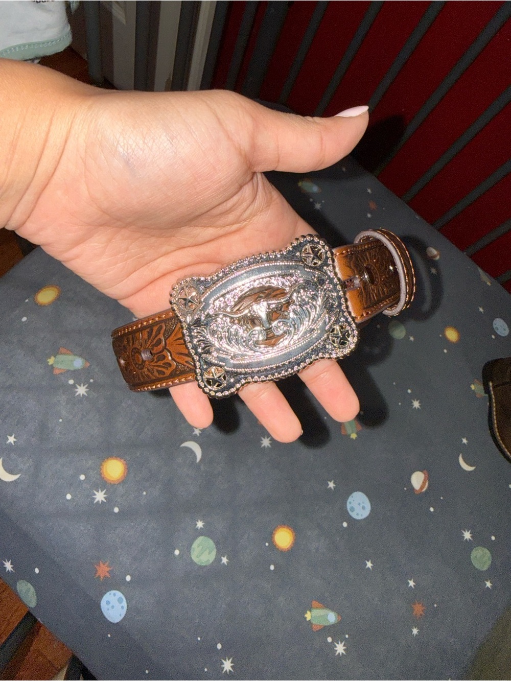 Brown baby/toddler cowboy belt never worn